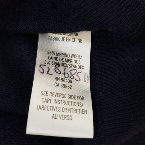 Theory Wool Blend V-Neck Tunic Sweater Size Small - Picture 5 of 5